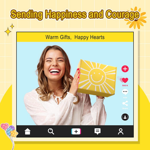 Sending Sunshine Gifts Box for Girls,Sister,Mom,Teacher